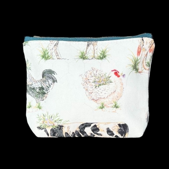 🌻NEW w/tags BCRUZ Country Animal Theme Everyday Pouch - Picture 5 of 12